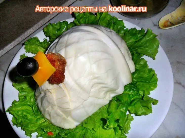 Закусочный "ёжик": шаг 5