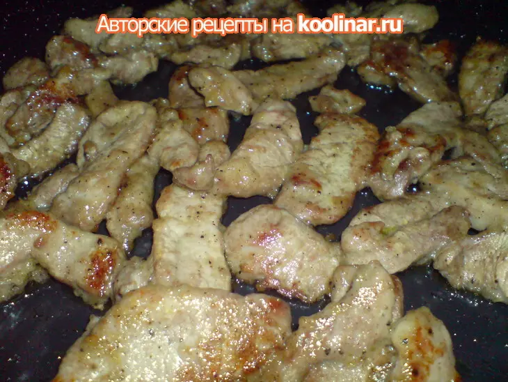 Салат из кольраби и мяса индейки: шаг 4