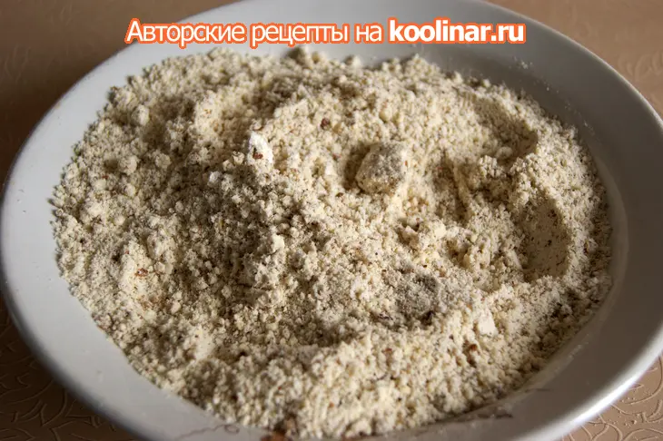 Миндальный торт с шоколадным крем-мусом "торжество": шаг 1