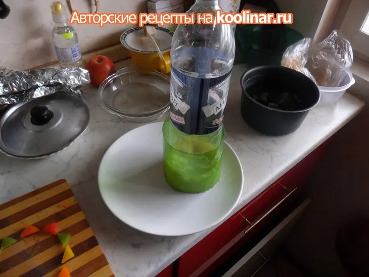Маринованные куриные голени, с пюре и грибами.: шаг 3