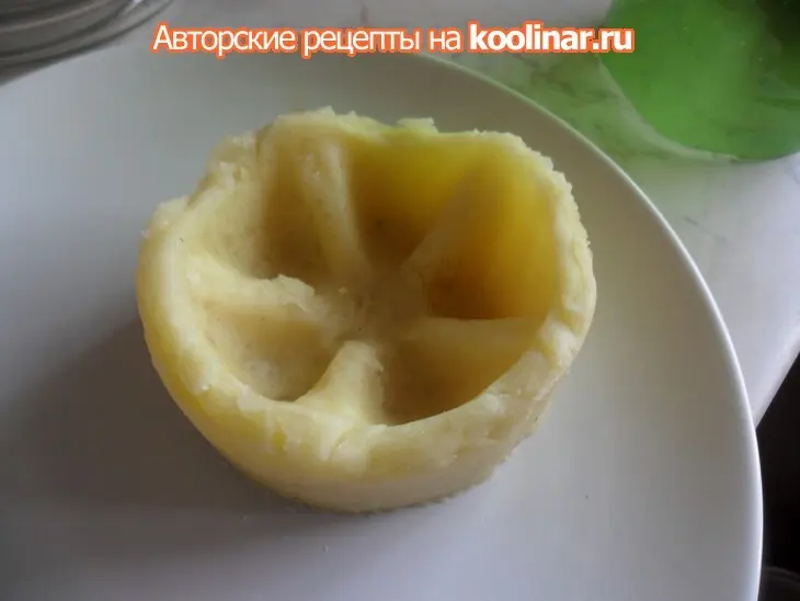 Маринованные куриные голени, с пюре и грибами.: шаг 4