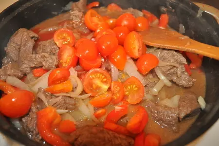 Говядина с овощами и кускусом или обед выходного дня.: шаг 5