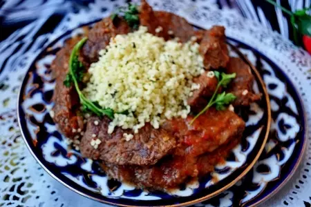 Говядина с овощами и кускусом или обед выходного дня.: шаг 9