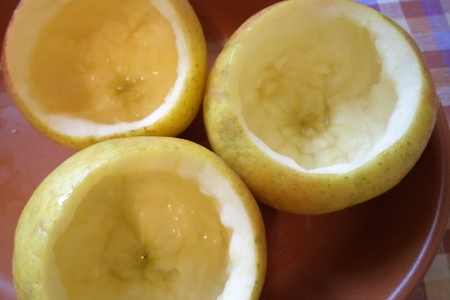 Печеные яблоки с апельсиновым джемом и сухофруктами! (дуэль): шаг 9