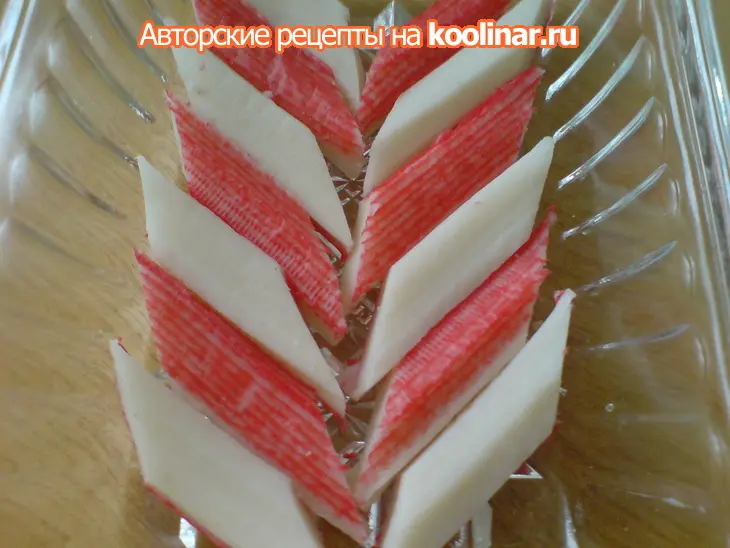 Маринованные ....крабовые палочки/закуска в стиле  antipasti: шаг 3
