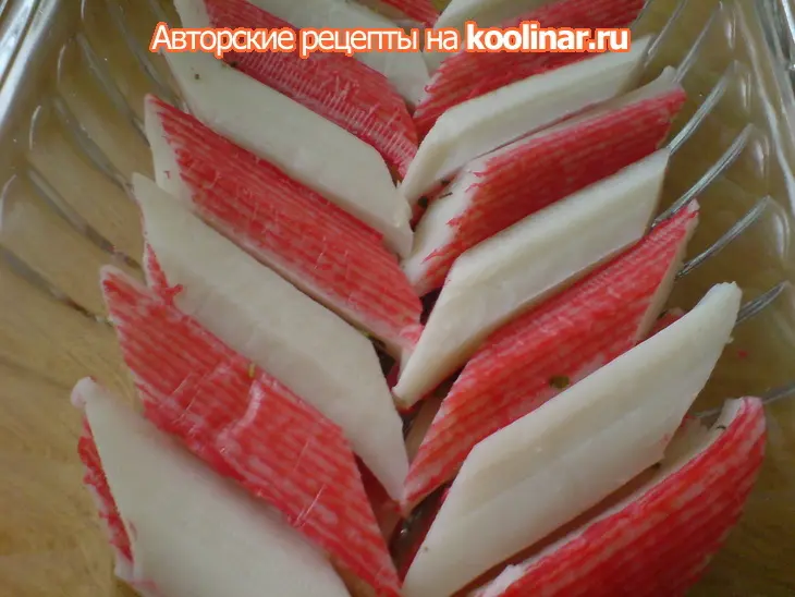 Маринованные ....крабовые палочки/закуска в стиле  antipasti: шаг 5