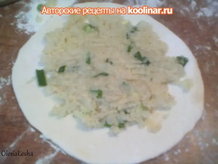 Паратха "paratha" постная...(индийская лепешка с начинкой внутри)!: шаг 11