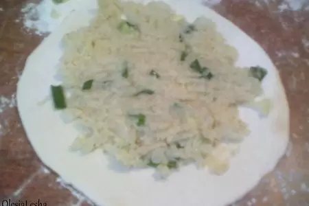 Паратха "paratha" постная...(индийская лепешка с начинкой внутри)!: шаг 11
