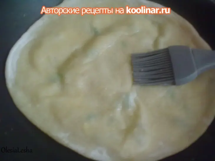 Паратха "paratha" постная...(индийская лепешка с начинкой внутри)!: шаг 15