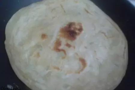 Паратха "paratha" постная...(индийская лепешка с начинкой внутри)!: шаг 16