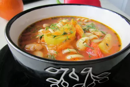 Минестроне с пастой: шаг 7