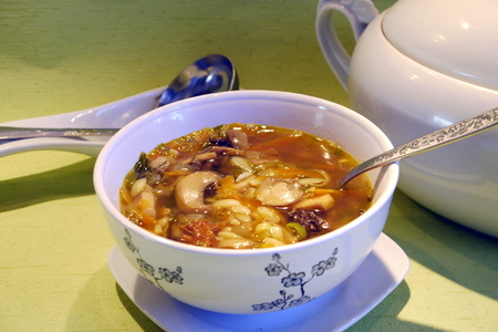 Грибной суп с пастой (постимся вкусно): шаг 5