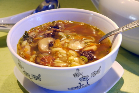 Грибной суп с пастой (постимся вкусно): шаг 6