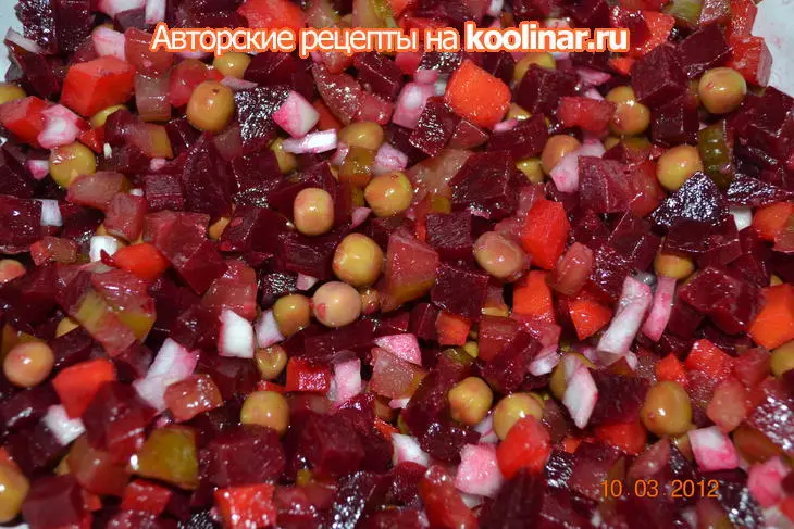 Овощной салат: шаг 1