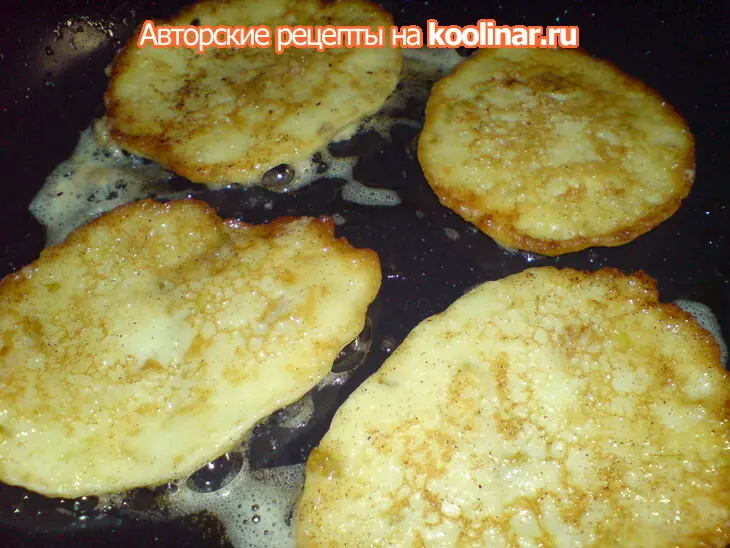 Грушевые оладьи на топлёном масле с мёдом ,почти ,как у джейми оливера: шаг 4