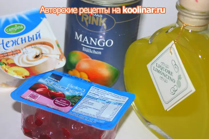 Фруктовый салат с ликером лимончелло и лавандовым сахаром. для лары.: шаг 1