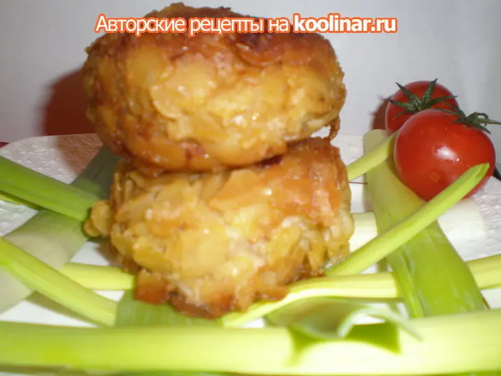 Котлеты из индюшиного фарша в гороховой панировке: шаг 9