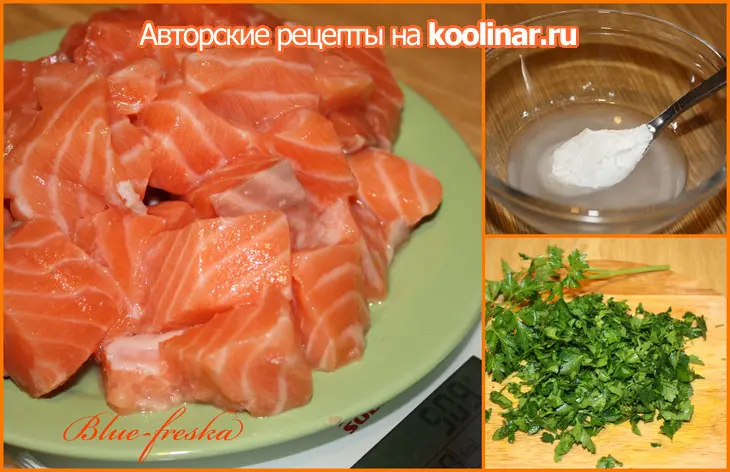 Сливочно-сырный суп с сёмгой и шампиньонами.: шаг 4