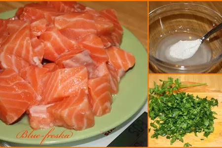 Сливочно-сырный суп с сёмгой и шампиньонами.: шаг 4