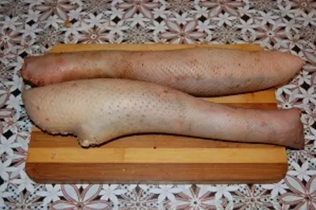 Гусиные шейки фаршированные "мозаика": шаг 5