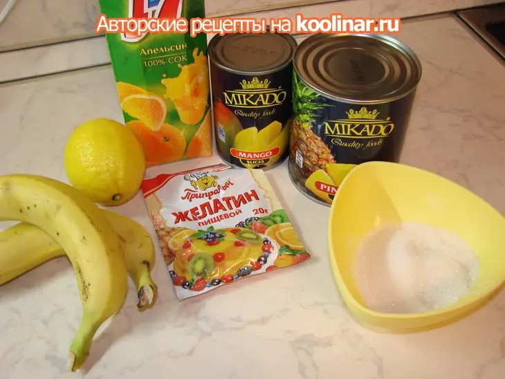 Торт"экзотика": шаг 8