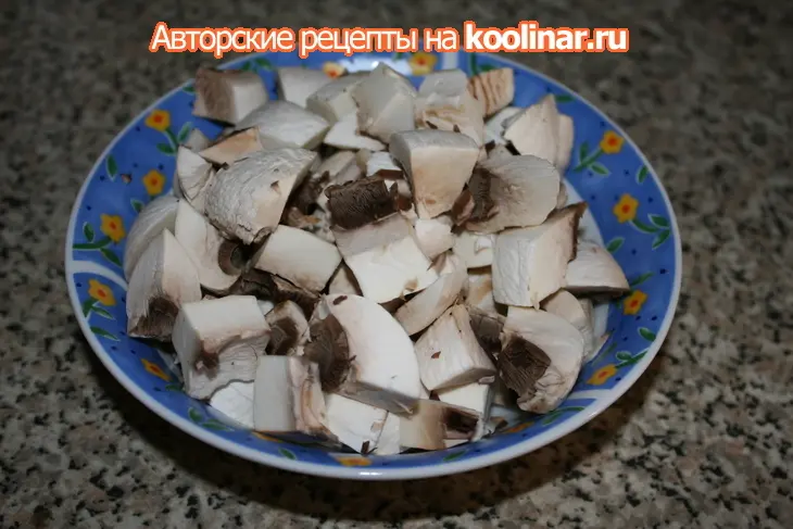 Булгур с шампиньонами: шаг 3