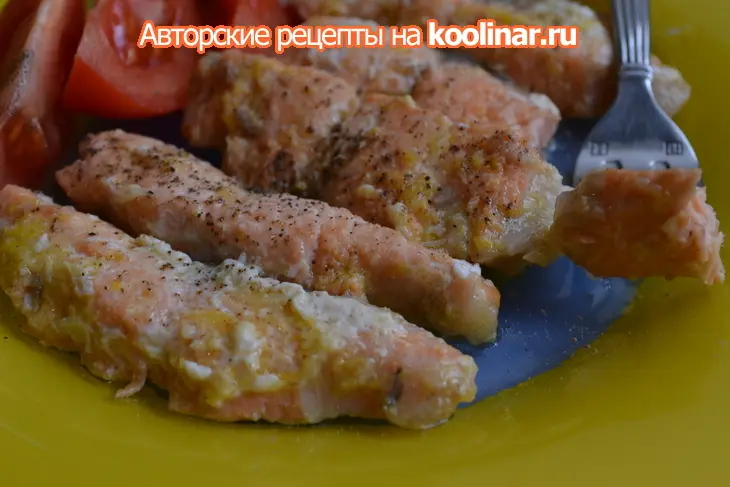 Рыба в цитрусовом маринаде: шаг 2