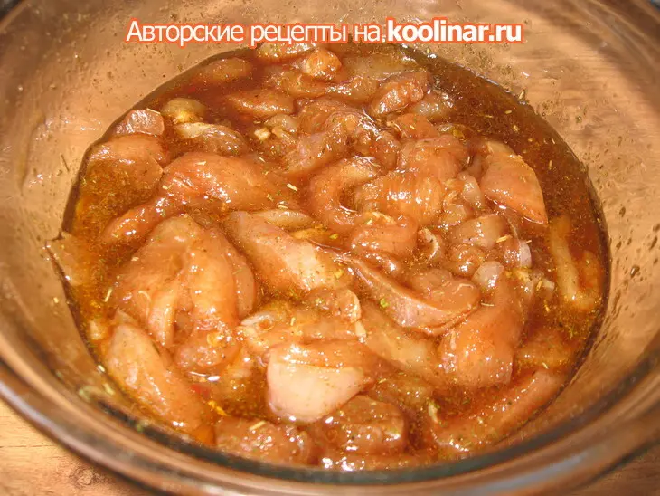 Куриное филе запечённое в пакете: шаг 1