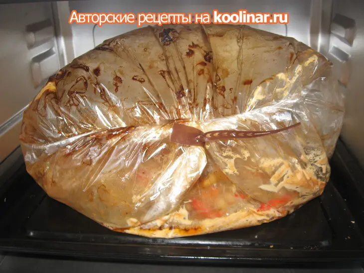 Куриное филе запечённое в пакете: шаг 5