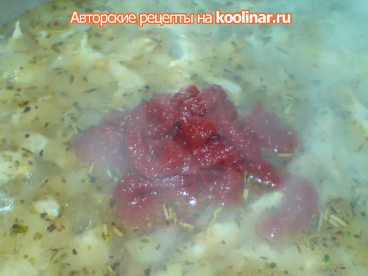 Томатный суп с индейкой: шаг 5