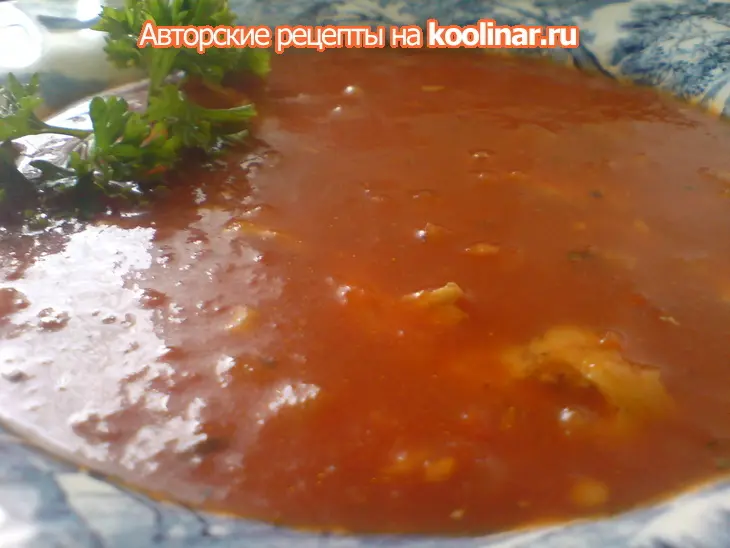 Томатный суп с индейкой: шаг 8