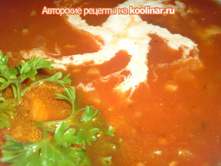 Томатный суп с индейкой: шаг 9