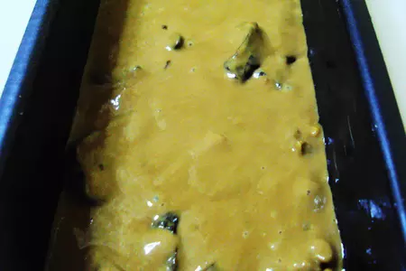 Кофейный кекс с черносливом и орехами.: шаг 4