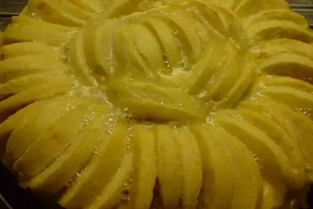 Открытый яблочный пирог/tarte aux pommes /для именинницы иришки: шаг 6
