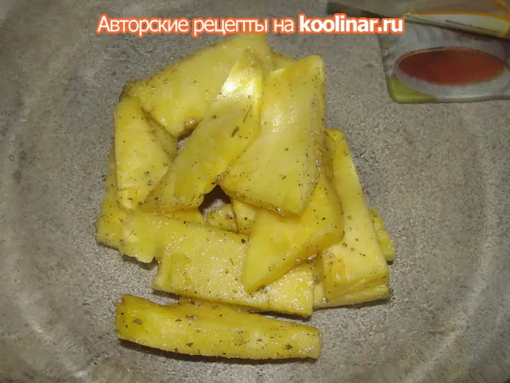Свинина  с ананасами: шаг 2