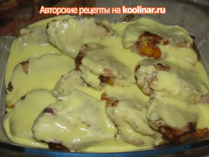 Свинина  с ананасами: шаг 8