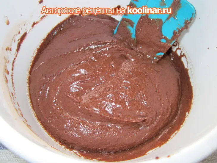 Шоколадные кексы (постные): шаг 4