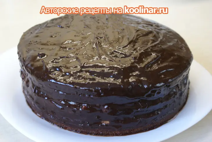 Шоколадный торт: шаг 20