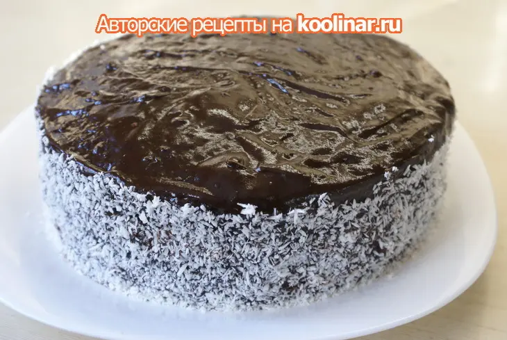 Шоколадный торт: шаг 21