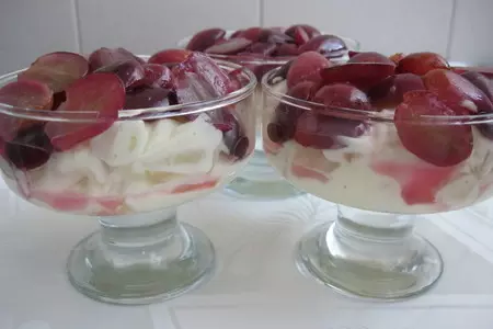 Crema di pere all'uva - грушевый крем с виноградом: шаг 6