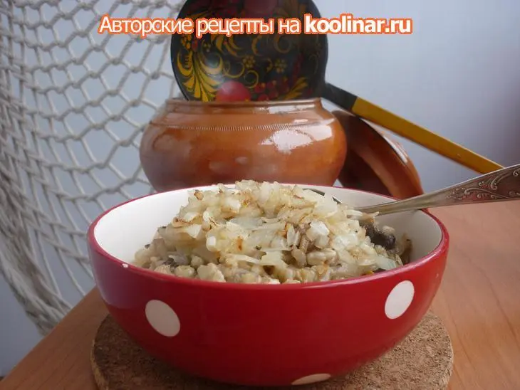 Мульгикапсад(mulgikapsad) (тушёная квашенная капуста с перловкой и свининой): шаг 5