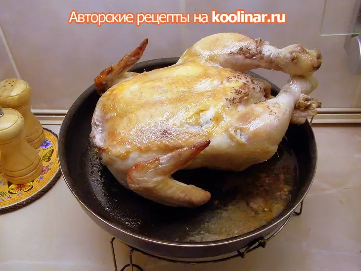 Румяная курочка, без натирок и глазури. самый простой способ.: шаг 1