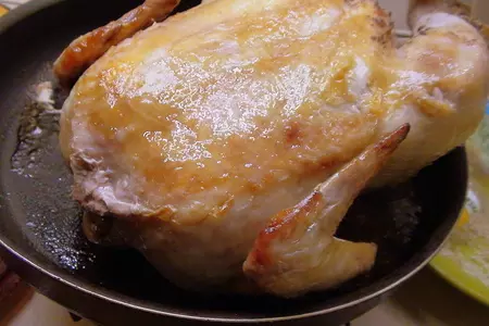 Румяная курочка, без натирок и глазури. самый простой способ.: шаг 2