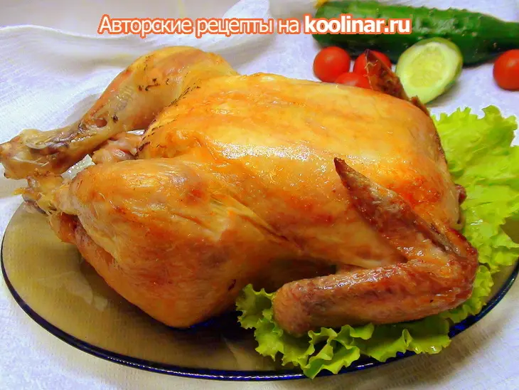 Румяная курочка, без натирок и глазури. самый простой способ.: шаг 3