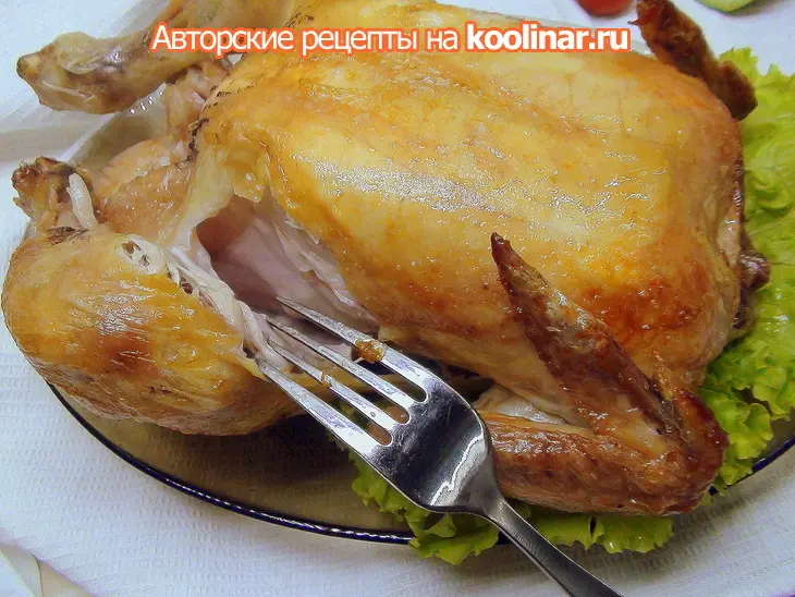 Румяная курочка, без натирок и глазури. самый простой способ.: шаг 4