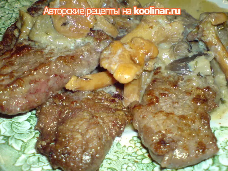 Говядина "марсала" с лесными грибами: шаг 7