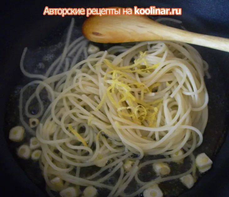 Паста с чесноком и лимоном: шаг 5