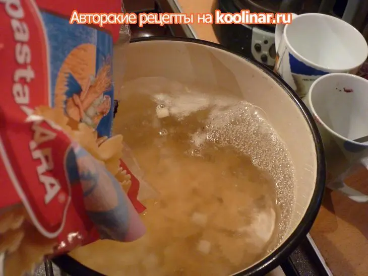 Фарфалле с соусом песто по-генуэзски: шаг 8