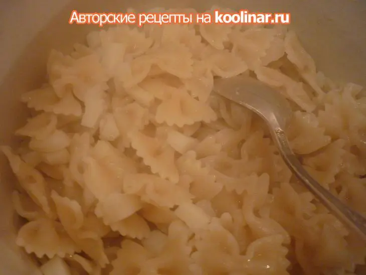 Фарфалле с соусом песто по-генуэзски: шаг 9