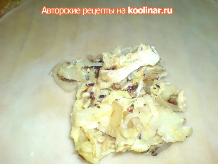 Пирожки слоистые  с  капустой  "вэрзэре": шаг 5